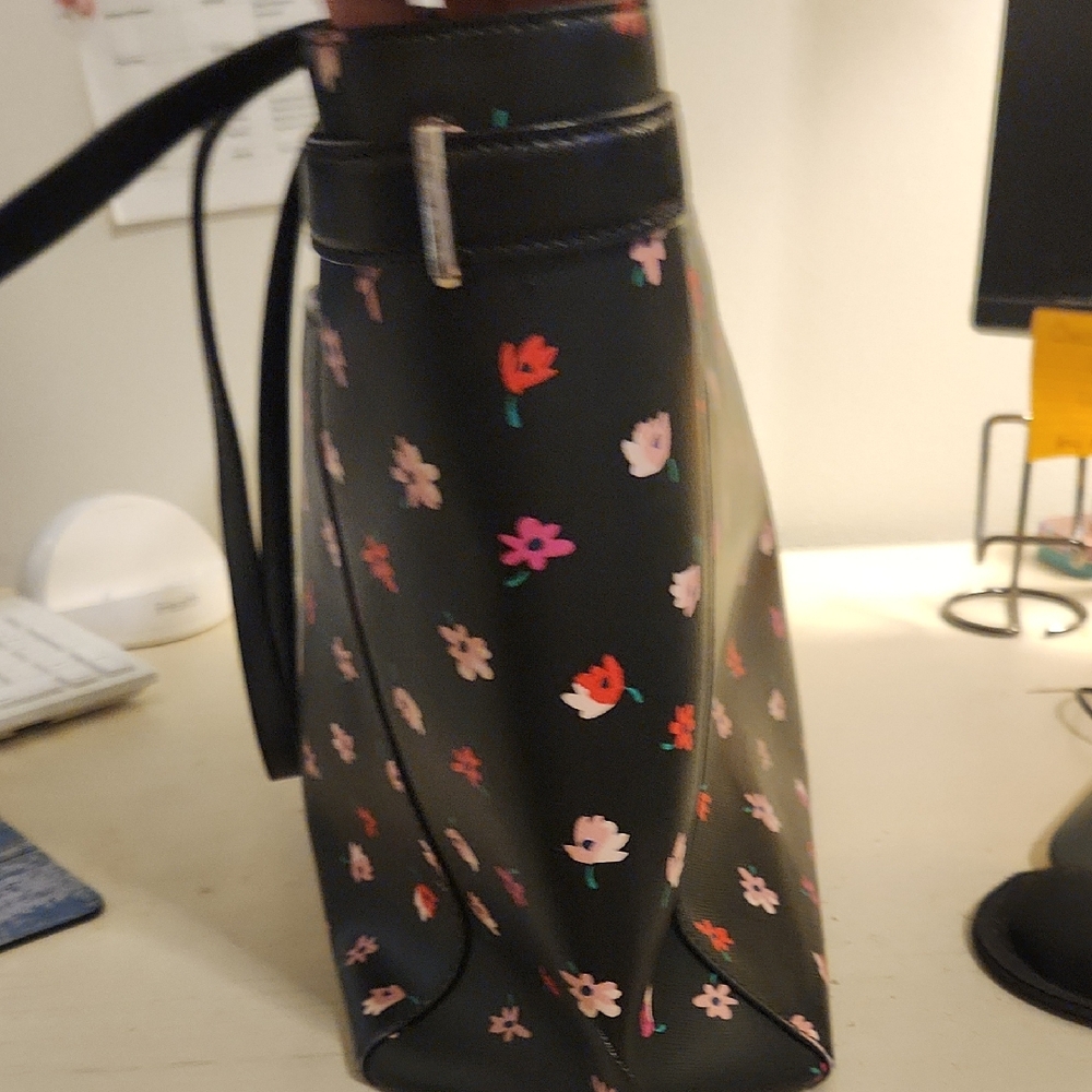 kate spade Black Floral Print Tote - Picture 11 of 16